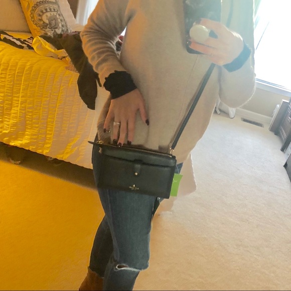 SALE🎉Kate spade black “Alegra” crossbody - Picture 7 of 8